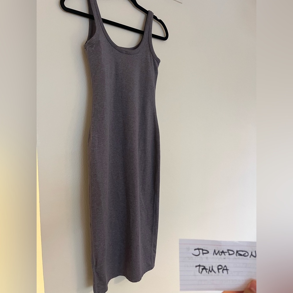Vuori Halo Essential Dress, Purple Sawyer Heather XS - Picture 3 of 4